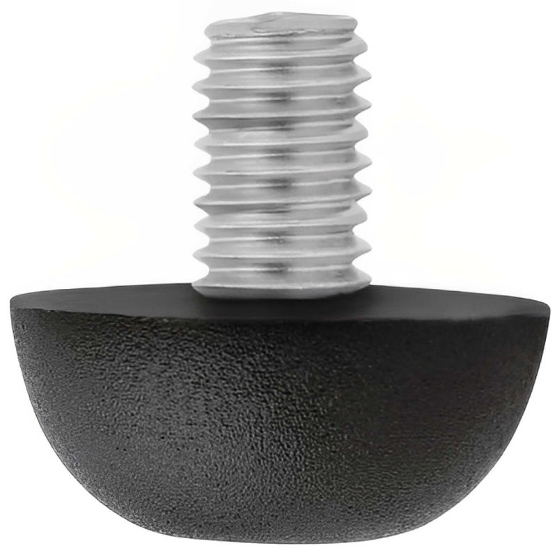 Project Patio 8mm x 1.25 M8 Adjustable Furniture Leg Leveler Replacement Outdoor Stainless Steel Screw-in Leveling Feet Glides - 16-Pack - Image 1